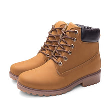 Load image into Gallery viewer, 2019 Hot New Autumn Early Winter Shoes Women Flat Heel Boots Fashion Keep warm Women's Boots Brand Woman Ankle Botas Camouflage