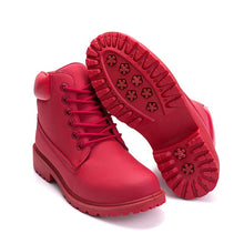 Load image into Gallery viewer, 2019 Hot New Autumn Early Winter Shoes Women Flat Heel Boots Fashion Keep warm Women's Boots Brand Woman Ankle Botas Camouflage
