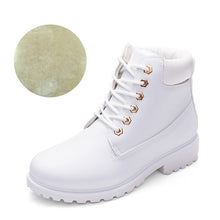 Load image into Gallery viewer, 2019 Hot New Autumn Early Winter Shoes Women Flat Heel Boots Fashion Keep warm Women's Boots Brand Woman Ankle Botas Camouflage