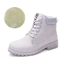 Load image into Gallery viewer, 2019 Hot New Autumn Early Winter Shoes Women Flat Heel Boots Fashion Keep warm Women's Boots Brand Woman Ankle Botas Camouflage