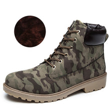 Load image into Gallery viewer, 2019 Hot New Autumn Early Winter Shoes Women Flat Heel Boots Fashion Keep warm Women's Boots Brand Woman Ankle Botas Camouflage