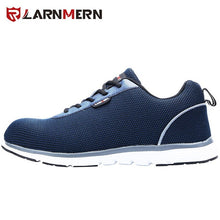 Load image into Gallery viewer, LARNMERN Lightweight Breathable Men Safety Shoes Steel Toe Work Shoes For Men Anti-smashing Construction Sneaker With Reflective