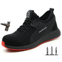 Load image into Gallery viewer, ROXDIA brand plus size 36-46 steel toecap men women work &amp; safety boots fashion lightweight sneakers casual male shoes RXM124