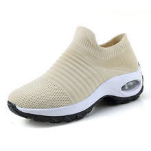 Load image into Gallery viewer, Sneakers women shoes 2019 new wedges slip-on solid casual shoes woman tenis feminino breathable mesh women sneakers ladies shoes