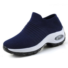 Load image into Gallery viewer, Sneakers women shoes 2019 new wedges slip-on solid casual shoes woman tenis feminino breathable mesh women sneakers ladies shoes