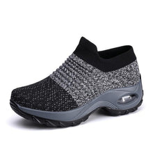 Load image into Gallery viewer, Sneakers women shoes 2019 new wedges slip-on solid casual shoes woman tenis feminino breathable mesh women sneakers ladies shoes