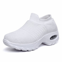 Load image into Gallery viewer, Sneakers women shoes 2019 new wedges slip-on solid casual shoes woman tenis feminino breathable mesh women sneakers ladies shoes