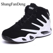 Load image into Gallery viewer, Men Boots Winter Unisex Fashion High Top Sneakers Boots Spring Autumn Casual Shoes Snow Boots Waterproof Breathable Botas Hombre