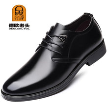 Load image into Gallery viewer, 2019 New Quality Cow Leather Men's Shoes Soft Man Dress Shoes Extra size 45 46 47 Point Toe Man Split Leather Shoes