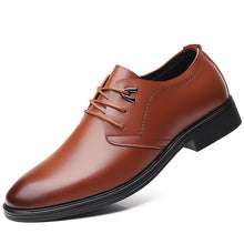 Load image into Gallery viewer, 2019 New Quality Cow Leather Men's Shoes Soft Man Dress Shoes Extra size 45 46 47 Point Toe Man Split Leather Shoes
