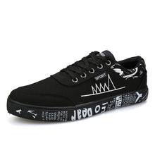 Load image into Gallery viewer, Graffiti Solid Shoes Lace-Up Outdoor Walking Lightweight Men Shoes 2019 New Sports Outdoor Sneakers Low-top Skateboarding Shoes