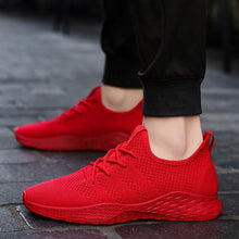 Load image into Gallery viewer, Breathable Men Sneakers Male Shoes Adult Red Black Gray High Quality Comfortable Non-slip Soft Mesh Men Shoes Summer Size 39-46